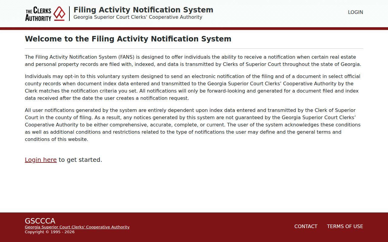 Bishop court records compared with GSCCCA FANS filing alerts