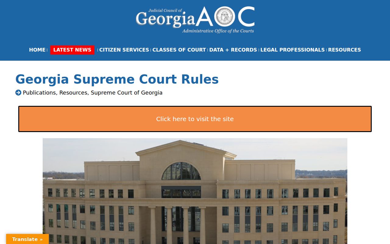 Oconee County criminal court docket Georgia court rules source